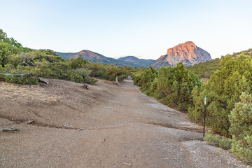 Golitsyn's Trail. Novy Svet, Sudak region, Crimea,