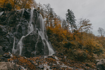 Fototapeta na wymiar Der Radau-Wasserfall bei Bad Harzburg, Harz, Deutschland