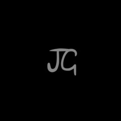 JG initial handwritten logo for identity