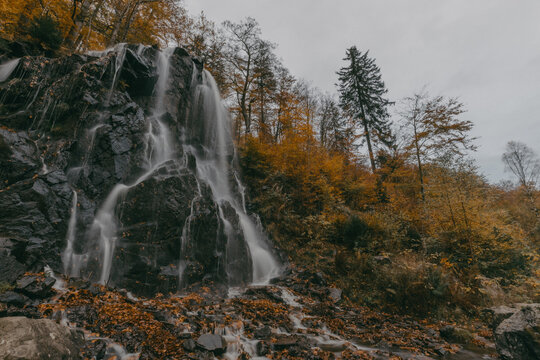 Der Radau-Wasserfall bei Bad Harzburg, Harz, Deutschland