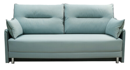 Fototapeta premium Sofa isolated on white background. Including clipping path