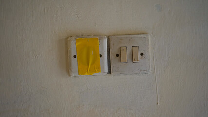 electrical outlet on wall