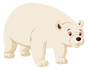 Polar bear cartoon animal illustration