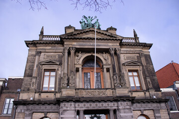 building in haarlem, the netherlands