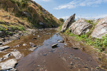 water canal in Sierra Nevada