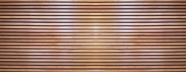 Groove on Dark Brown color wood wall material burr surface texture background Pattern Abstract wooden, top view scene
