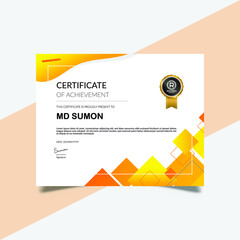 modern design Certificate, Stationery design