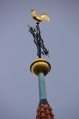 Kirchturmspitze der evangelischen Kirche in Weissach