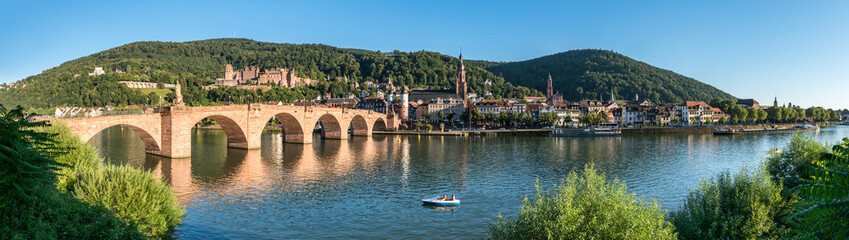 Fototapeta na wymiar Heidelberg panorama in summer, Baden-Wuerttemberg, Germany