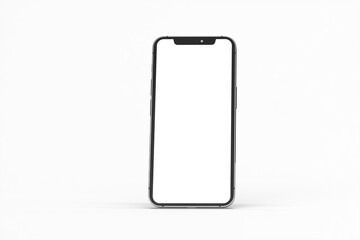 Smartphone. Mobile phone Template. Telephone 3d