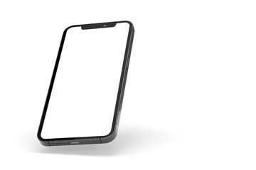 Smartphone. Mobile phone Template. Telephone 3d