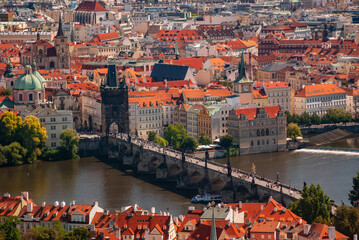 Naklejka na ściany i meble Charles Bridge in Prague