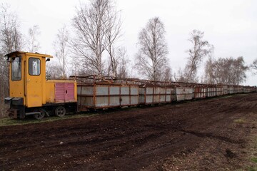 Eine Torfbahn im Venner Moor