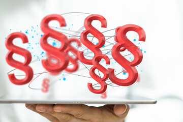 3D rendering law paragraph icons