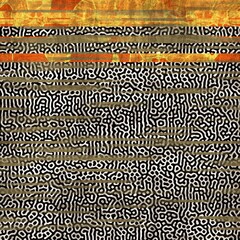 Seamless animal inspired ethnic stripe line pattern. High quality illustration. Tribal intricate and highly textured stripes interspersed with patterned stripes. Chaotic montage design.