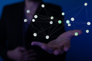 videoconference group of people talking in social network