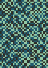 Abstract Geometric Pattern generative computational art illustration