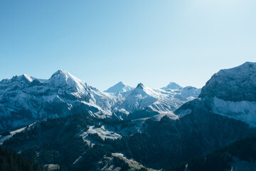 Mountains in Adelboden, Switzerland