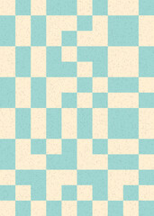 Abstract Geometric Pattern generative computational art illustration