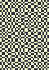 Abstract Geometric Pattern generative computational art illustration