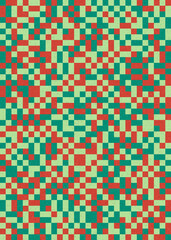 Abstract Geometric Pattern generative computational art illustration