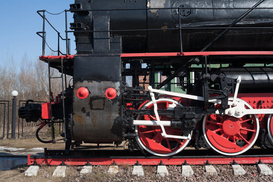 Black locomotive