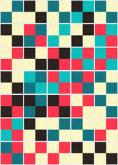 Abstract Geometric Pattern generative computational art illustration