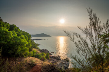 Sunrise over the sea