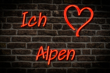 Fototapeta premium Alpen