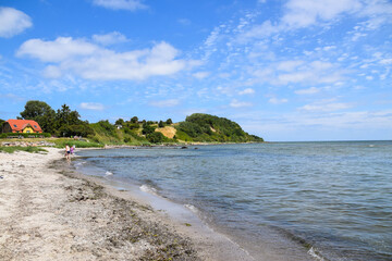 Fototapeta premium One of the nature beach in germany, There is no people, beautiful nature. So calm and quiet