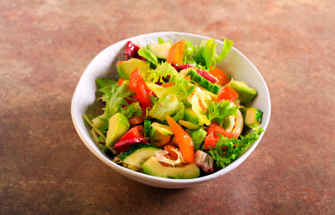 Fresh healthy vegetable salad