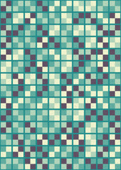 Abstract Geometric Pattern generative computational art illustration