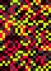 Abstract Geometric Pattern generative computational art illustration