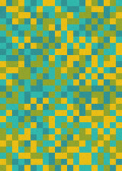 Abstract Geometric Pattern generative computational art illustration