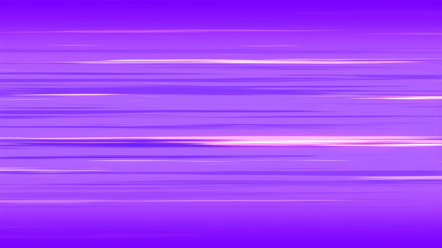 
Abstract speed lines background illustration. Creative violet horizontal light speed wallpaper. Colorful gradient purple backdrop for anime or manga style. Modern template for graphic design.