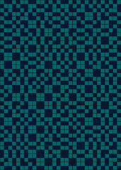 Abstract Geometric Pattern generative computational art illustration