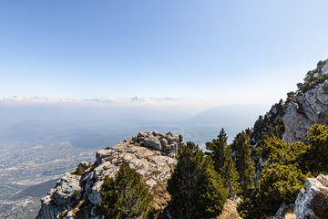Vue Sur Ville Grenoble Depuis