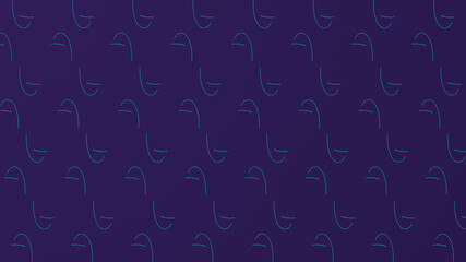 Geometric pattern where lines and shapes intersect with each other to form new patterns on purple gradient with copy space. Use background for logo. Simple illustration concept