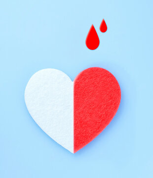 heart and blood drop, give blood donation, blood transfusion, world blood donor day, world hemophilia day concept