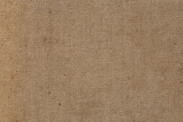 texture of brown jute fabric - grunge textile background