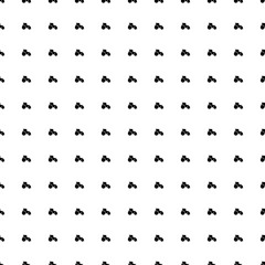 Square seamless background pattern from geometric shapes. The pattern is evenly filled with black tractor symbols. Vector illustration on white background