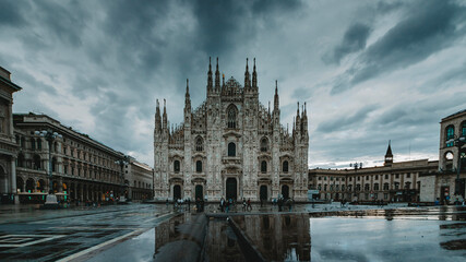 Fototapeta na wymiar Trip in Milan