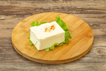 Greek traditional soft feta cheese