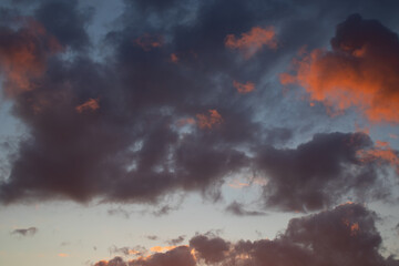 sunset clouds