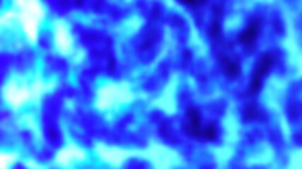 Blue smoke, blurred background