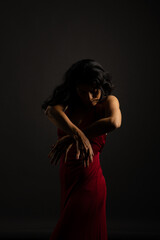 Obraz premium flamenco dancer dramatic dance photos