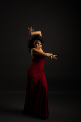 Fototapeta premium flamenco dancer dramatic dance photos