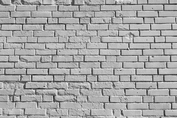 White brick building wall. Interior of a modern loft. Background for design.