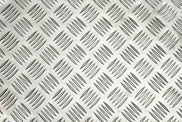 Aluminum background with floor stripes