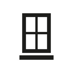 Window icon on white background.